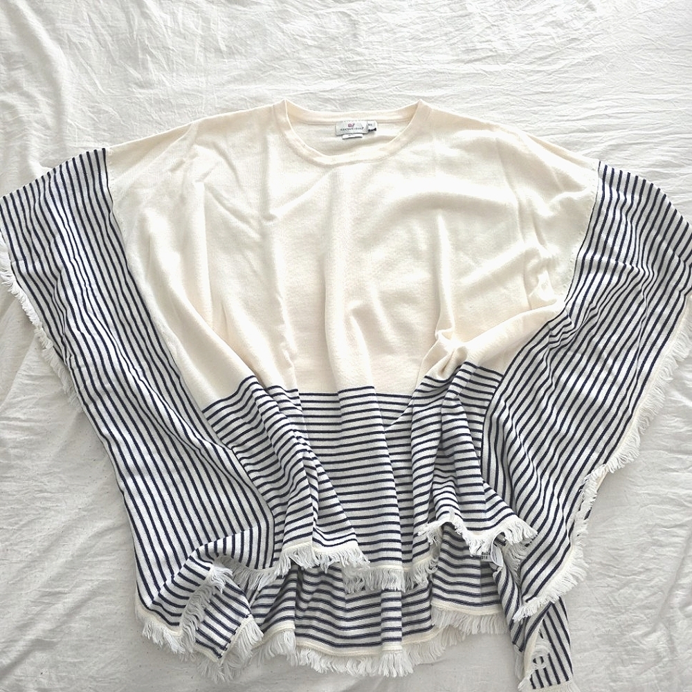 Vineyard Vines Merino Wool Poncho M/L